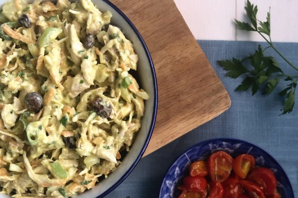 foto da receita Salpicão de frango,  abacate e ervas da Chef Izabel