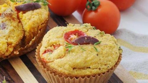 foto da receita Muffin de queijo com azeitona