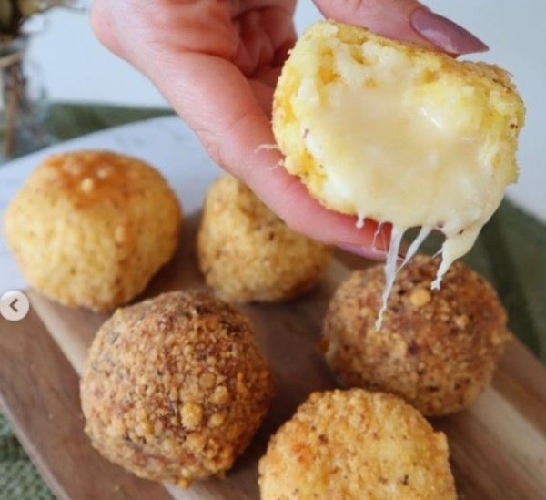 foto da receita Bolinha de queijo fit