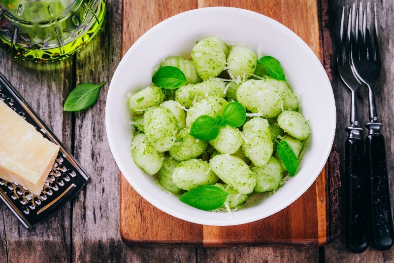 foto da receita Nhoque de ricota e espinafre