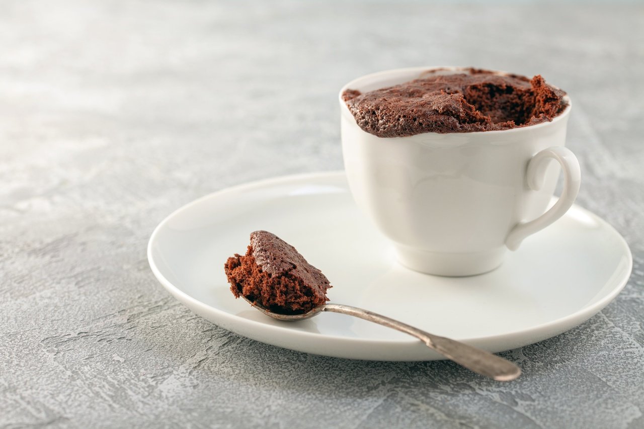 foto da receita Brownie caneca vegano e sem açúcar e sem glúten