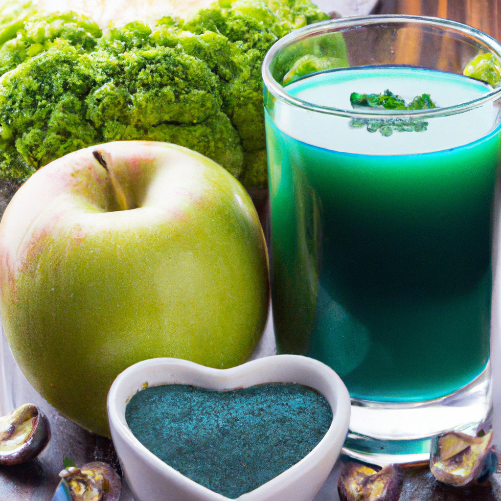 foto da receita Shot com maca peruana,   spirulina e chlorella