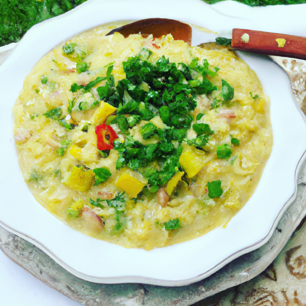 foto da receita Kitchari de arroz branco com feijão carioca e abobrinha