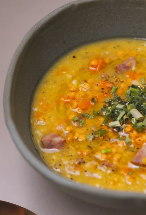 foto da receita Sopa de lentilha vermelha