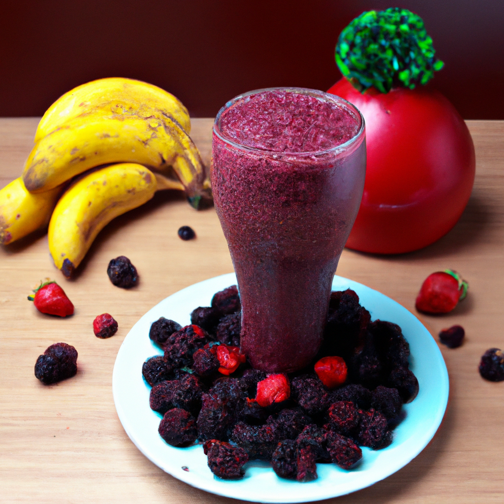 foto da receita Smoothie de frutas vermelhas