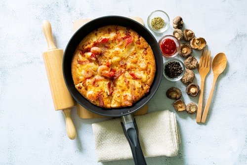 foto da receita Pizza de carne moída