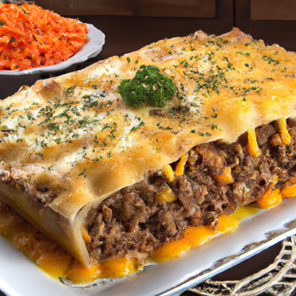 foto da receita Pastel de forno de carne moída