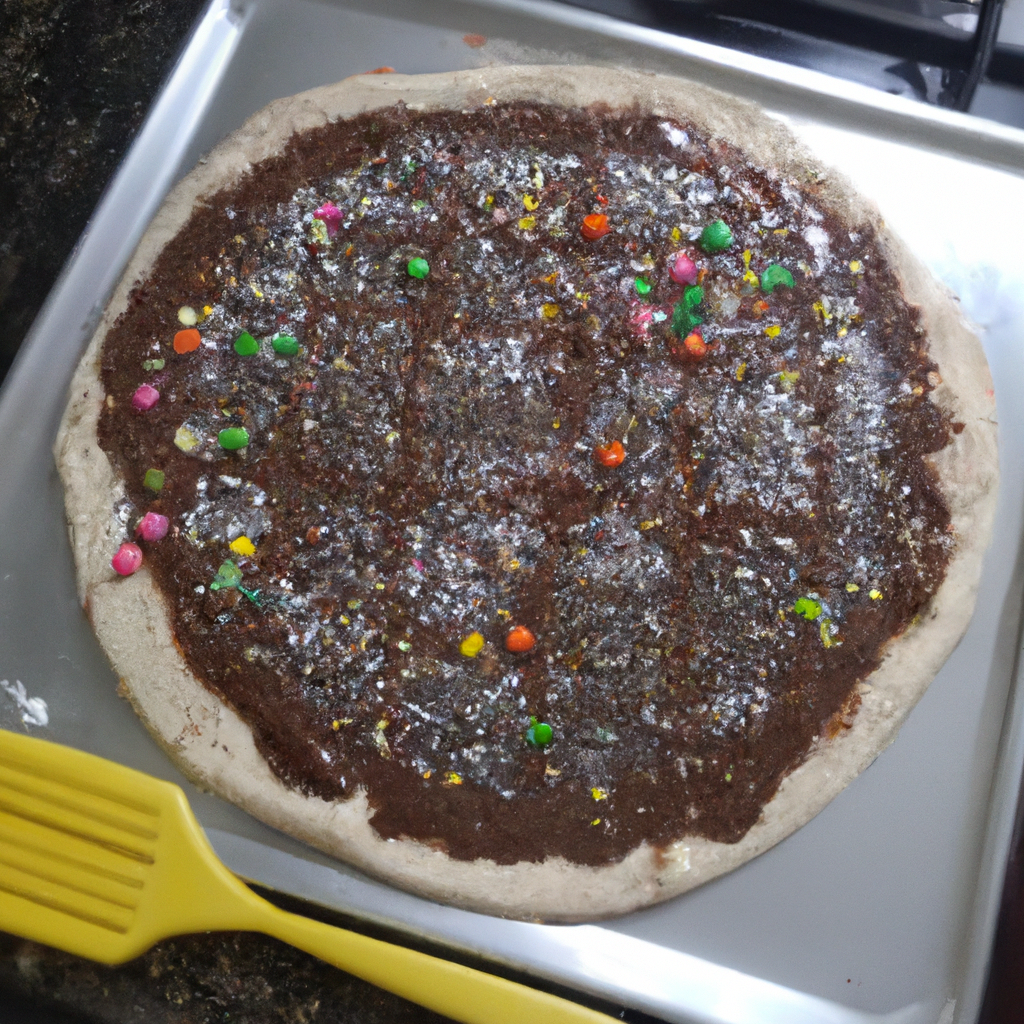 foto da receita Pizza de Brigadeiro