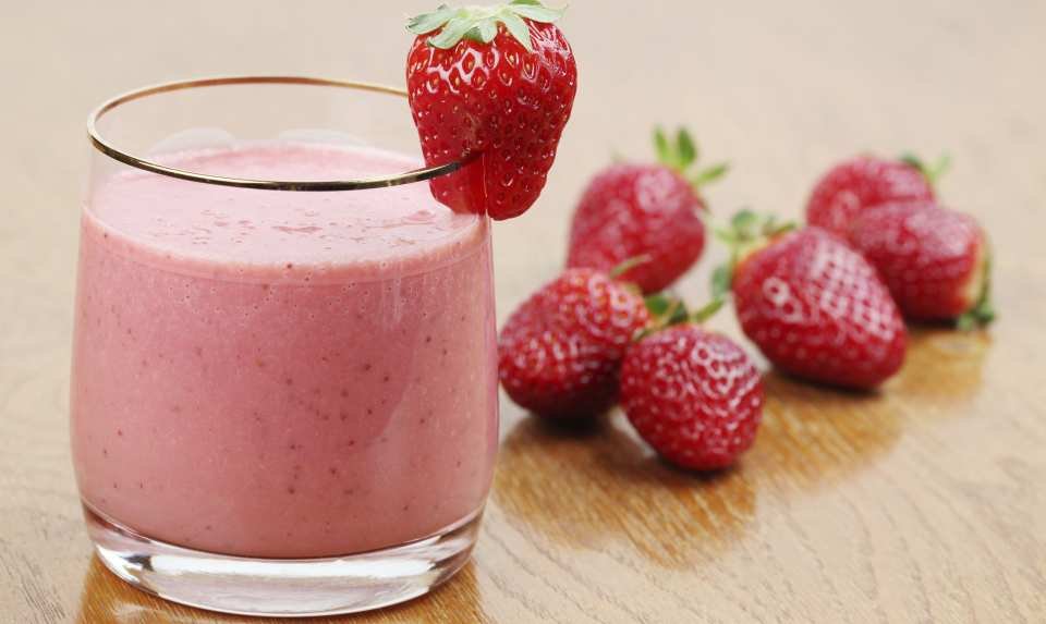 foto da receita Smoothie de morango