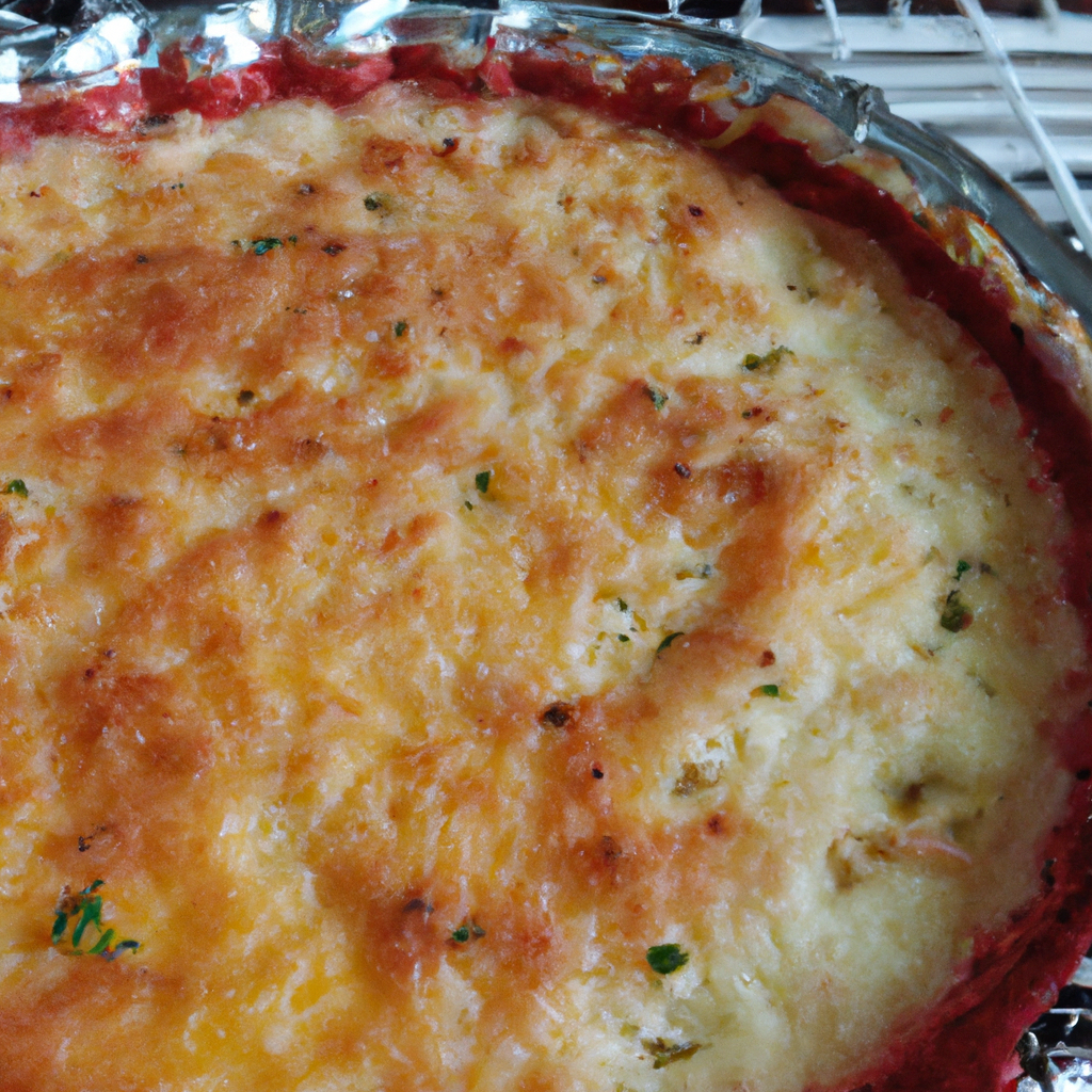 foto da receita Pastel de forno integral de queijo