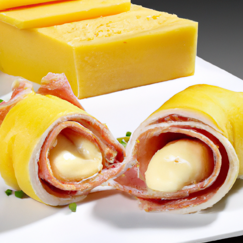 foto da receita Enroladinho de presunto,   queijo e requeijão