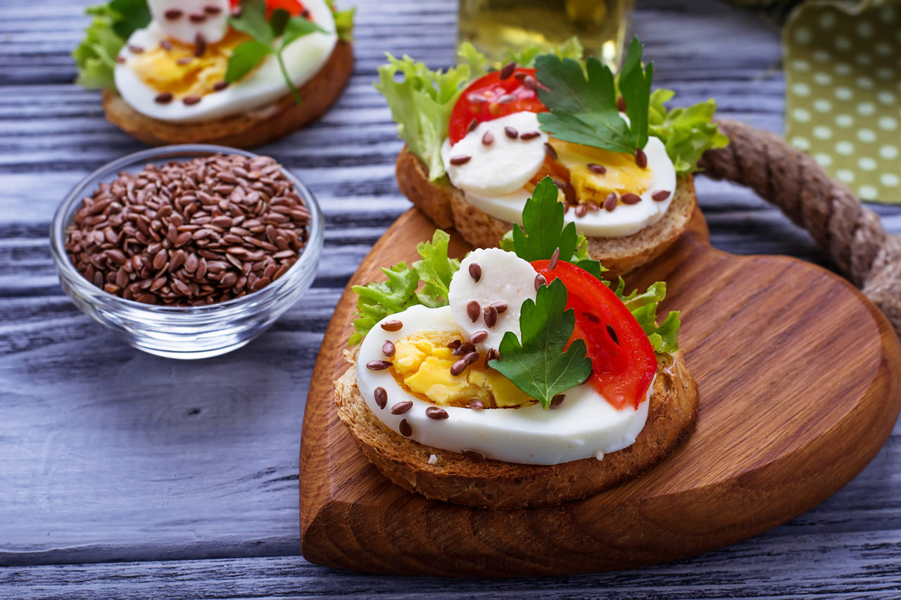 Receita de sanduíche fit de ovo cozido com maionese de linhaça