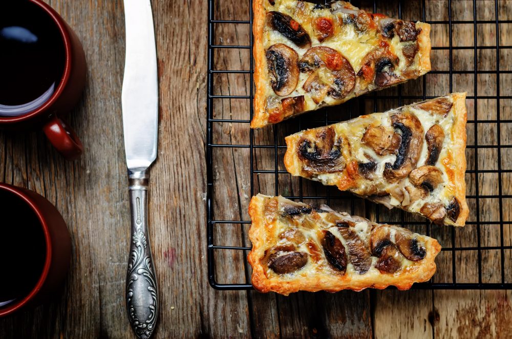 Receita de quiche de shimeji