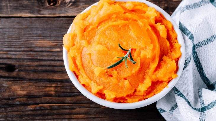purê de abóbora