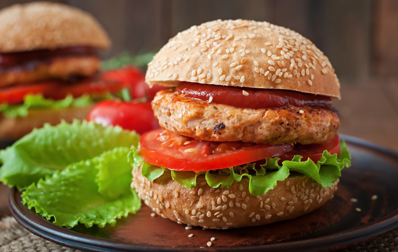 Receita de hambúrguer de frango e aveia