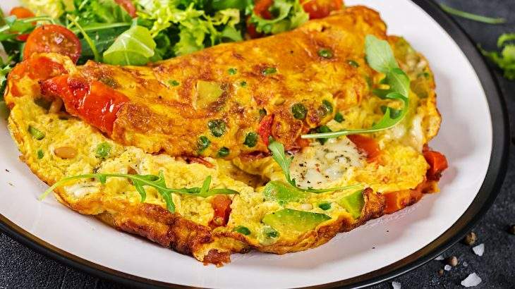 omelete de legumes