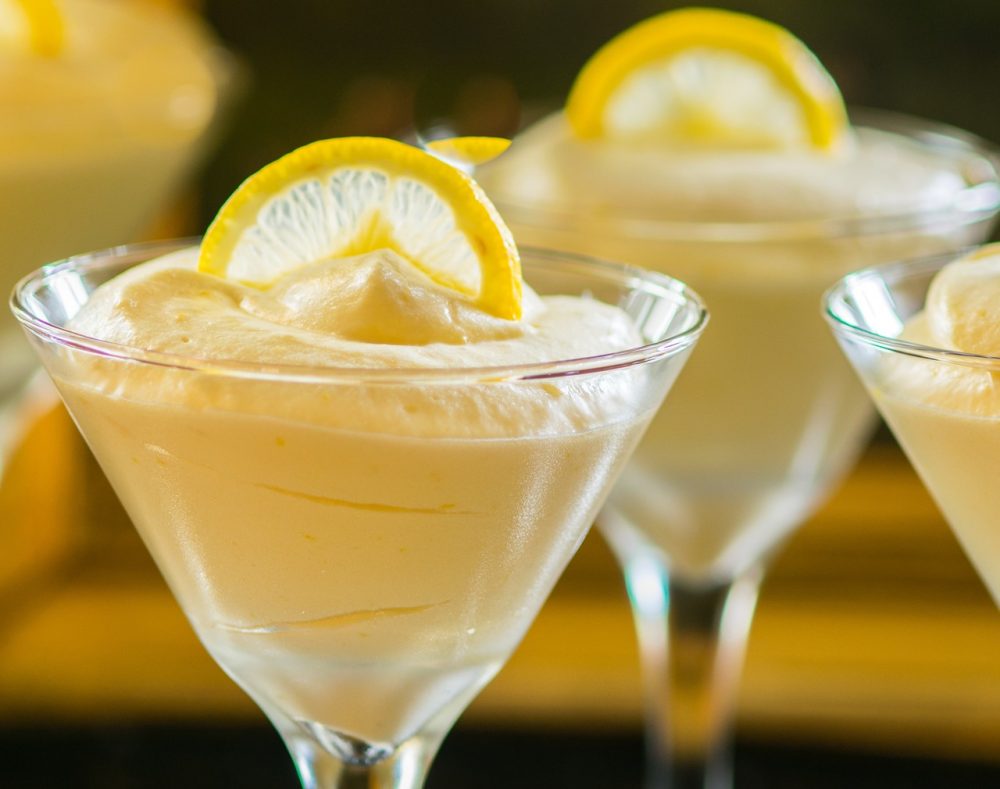 Receita de mousse de limão low carb