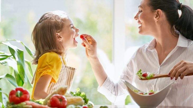 filho ter uma alimentação mais saudável