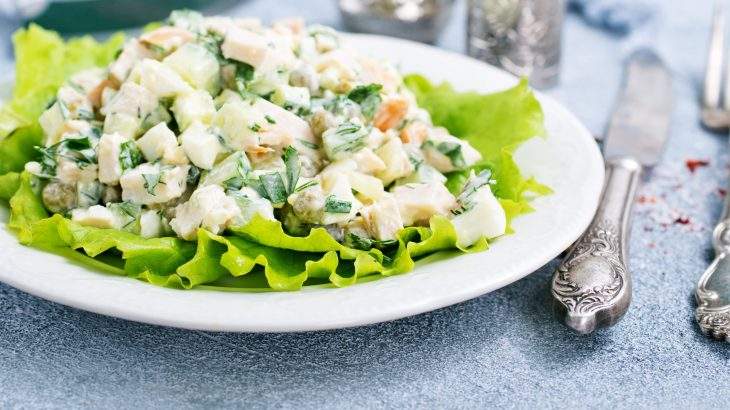 salada de maionese low carb