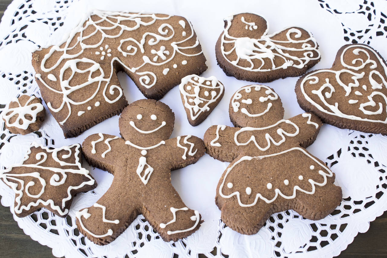 Receita de biscoito fit de Natal