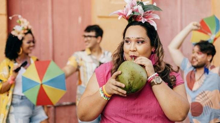 ressaca após o carnaval