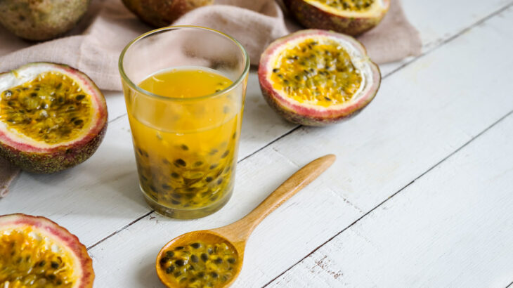 suco de maracujá com maçã