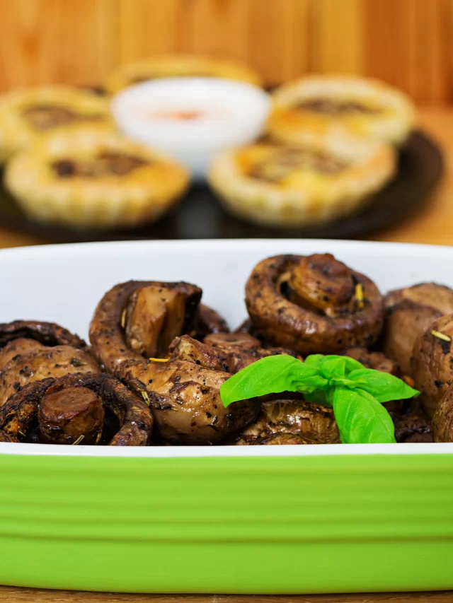 Receita de Cogumelos salteados